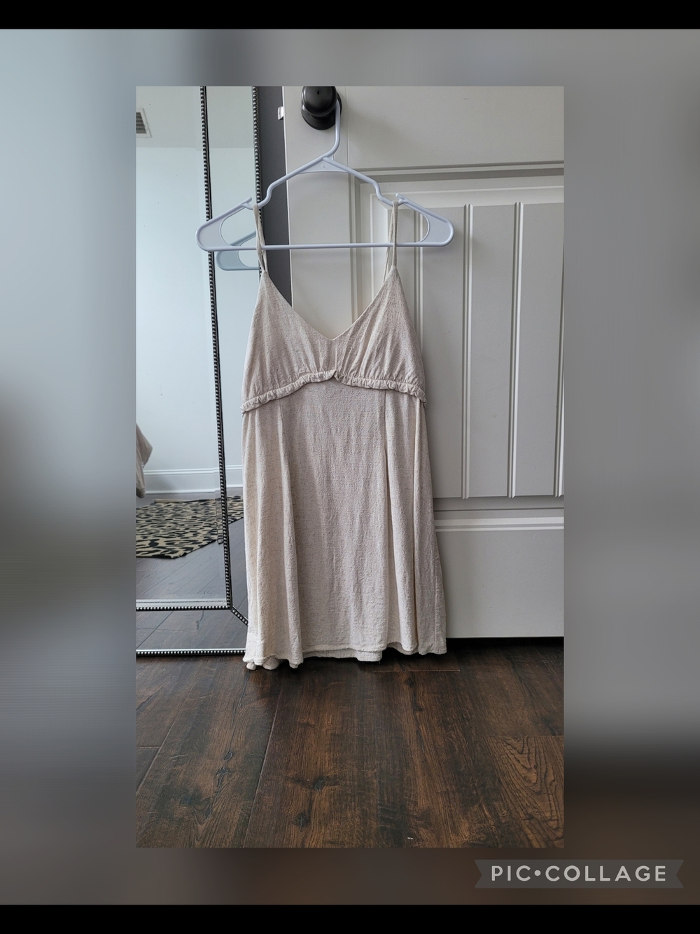 Speechless Cream Ribbed Spaghetti Strap Slip